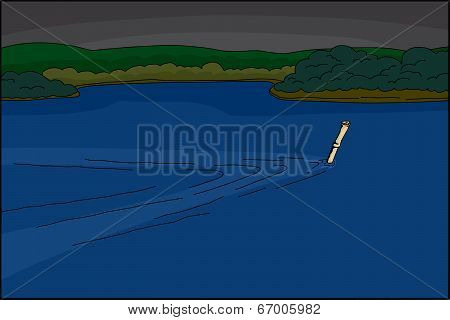 Spy Swimming Underwater