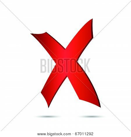 Uncheck Red