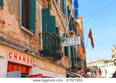 Facade Of The Hotel 