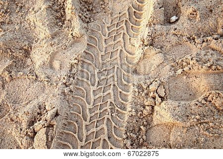 Tire Ruts.