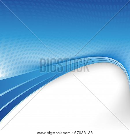 Blue Folder Border Background Dot Texture