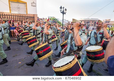 Spanish Legionnaires Marching