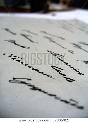 Text and paper