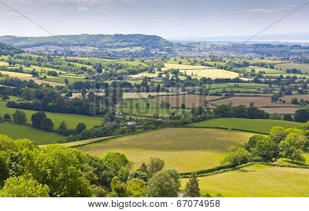 Idyllic Rural Landscape, Cotswolds Uk