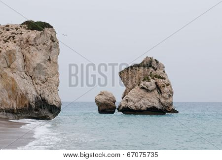 Rocks Of Aphrodite Beach