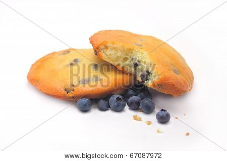 Blueberries Chocolate Chip Muffin Tops