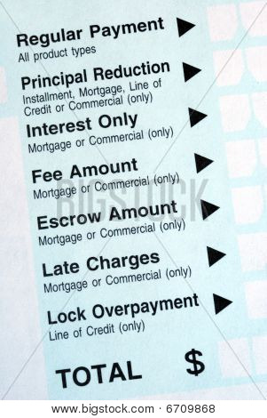 Make a payment on a bank payment slip