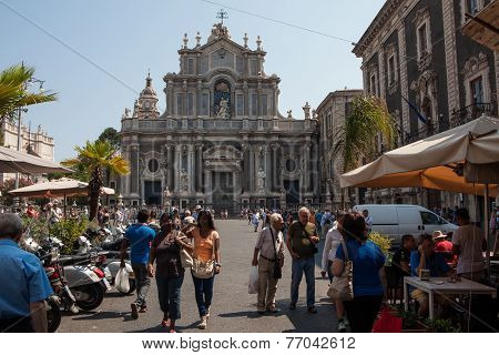 Piazza Duomo In Catania
