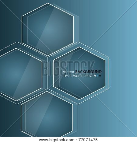 Blue abstract background in techno style.