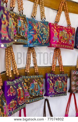 Handcrafts shop at the market