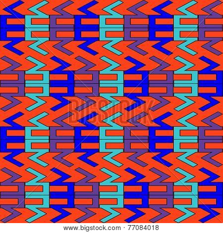 Abstract Geometric Seamless Pattern
