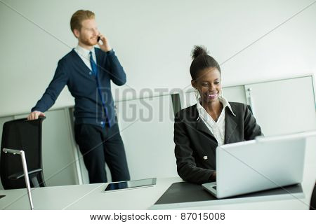 Young Woman In The Office