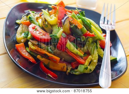 fried vegetables