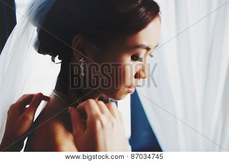 beautiful asian bride