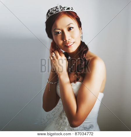 beautiful asian bride