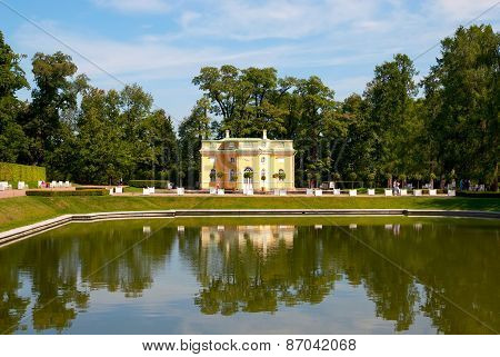 Tsarskoye Selo (Pushkin), Saint-Petersburg, Russia. The Upper Bathhouse Pavillion