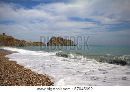 Most Beautiful Pebble Beach Mediterranean Sea