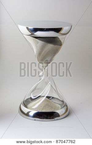 Hourglass Glass And Steel