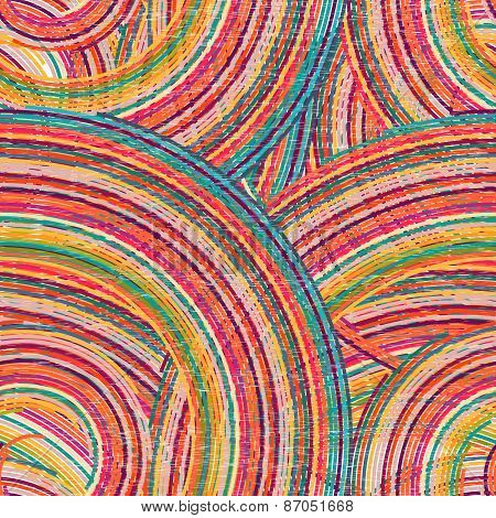 Abstract Striped Seamless Pattern