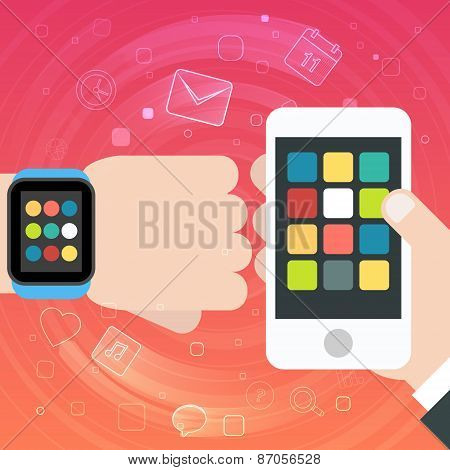 Smart Watch Vector illustration