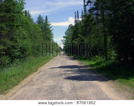 Rural Road in Harbor Springs, Michigan