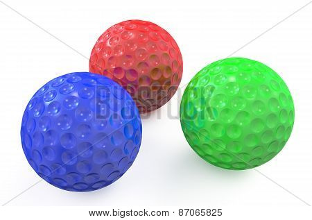 Colored Golf Balls