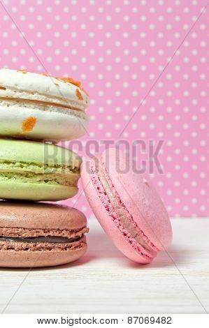 French Macaroons dessert