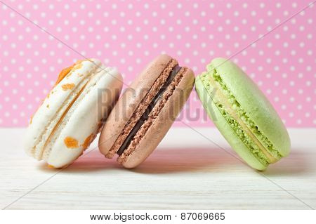 French Macaroons dessert