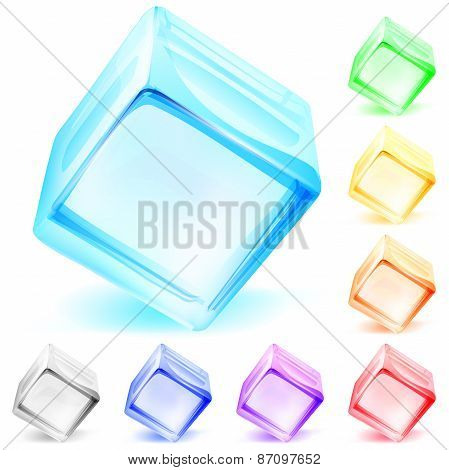 Opaque Glass Cubes