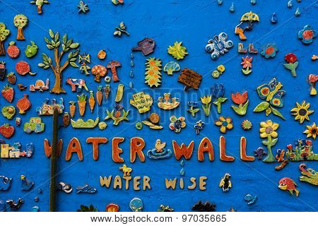 A Brightly Decorated Wall Mosaic - 25 July 2015