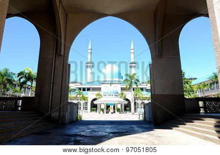 Sultan Haji Ahmad Shah Mosque a.k.a UIA Mosque in Gombak, Malaysia