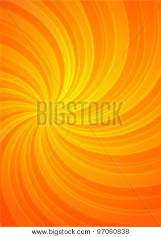 Yellow Spiral Twist Proportion A4 Sheet Page Background