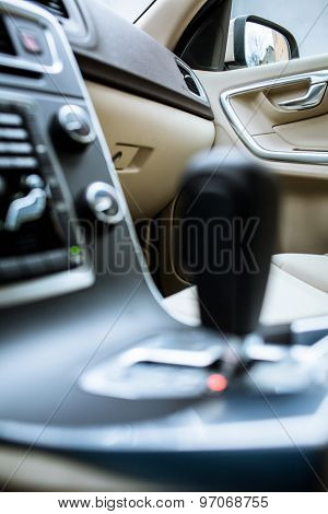 Modern car interior