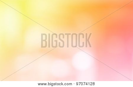 Pink bokeh light background. Blur background for web design or template.