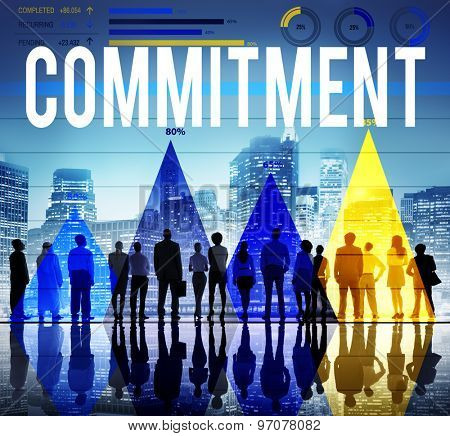 Commitment Promise Responsibility Loyalty Trust Concept