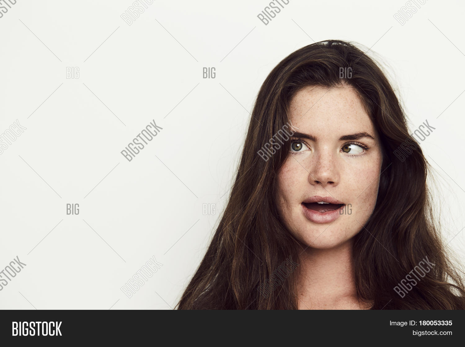 Girl Crossed Eyes Image & Photo (Free Trial) Bigstock