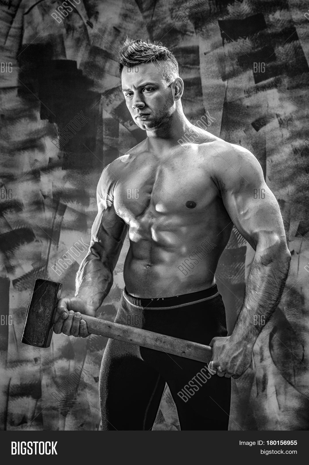 Athlete Hammer. Guy Image & Photo (Free Trial) Bigstock