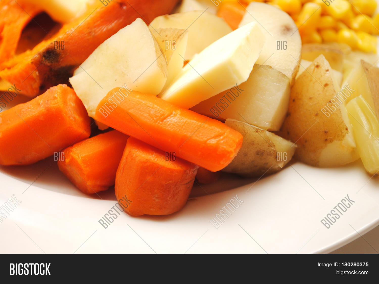 Close Boiled Carrots Image & Photo (Free Trial) Bigstock