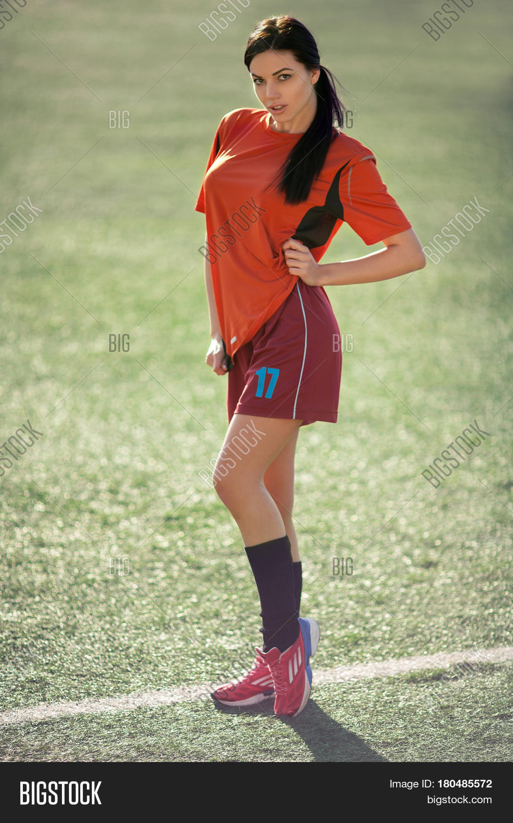 Girl Soccer Uniform Image & Photo (Free Trial) Bigstock