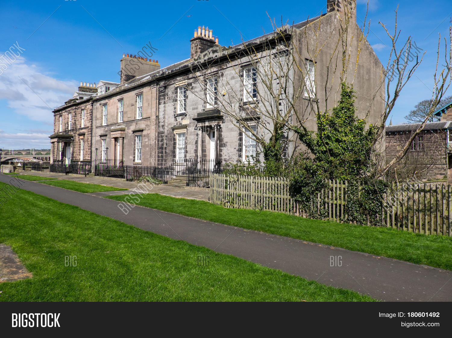 Row Houses (cottages) Image & Photo (Free Trial) Bigstock