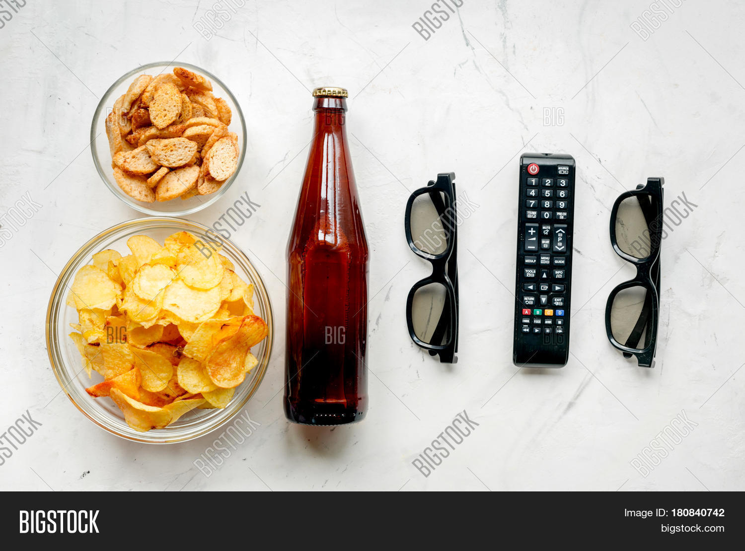 Snacks Watching TV Image & Photo (Free Trial) Bigstock
