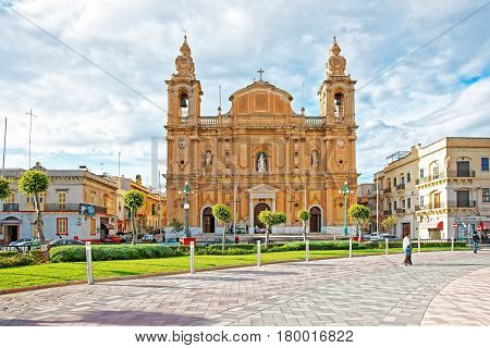 Parish Church In Msida In Malta