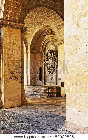 Courtyard Of Grandmaster Palace Valletta