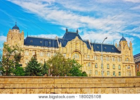 Gresham Palace Building in Budapest of Hungary
