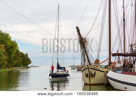 The Harbor Of Hoorn, Netherlands