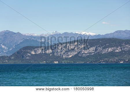 Garda Lake /Lago di Garda/ largest Italian lake in North Italy