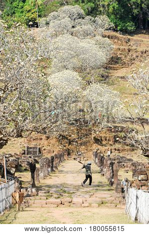 Wat Phu Is The Unesco World Heritage Site In Champasak