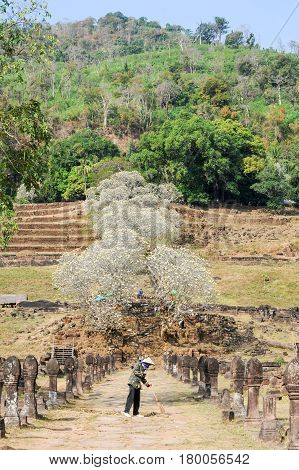 Wat Phu Is The Unesco World Heritage Site In Champasak