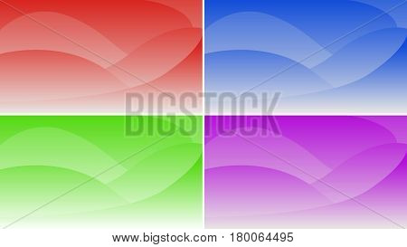 Set of abstract gradient backgrounds for the Website