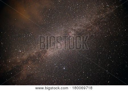 The Milky Way Is Our Galaxy. This Long Exposure Astronomical Photograph Of The Nebula.